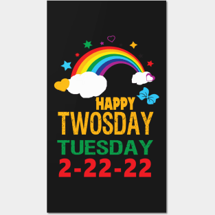 Twosday Tuesday February 22nd 2022 Tee Funny 2.22.22 Event Posters and Art